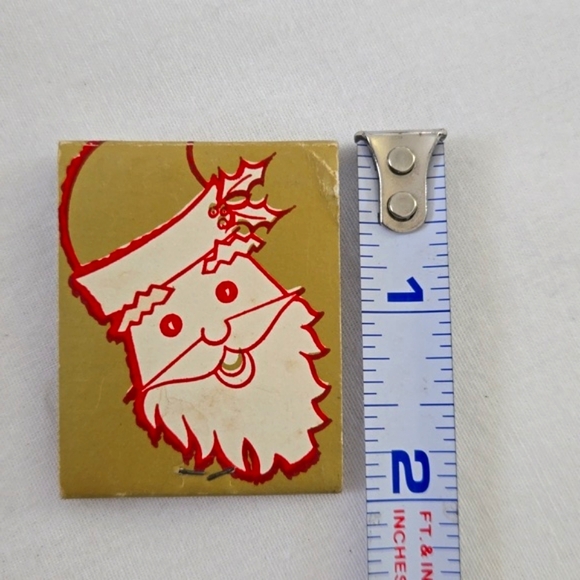 Vintage Santa Matchbook Advertising Purdue Memorial Union Cafeteria Union Club - Picture 3 of 12